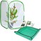 RESTCLOUD Butterfly Habitat with Poo Poo Platter, Butterfly Cage with Poo Poo Tray, Monarch Butterfly Cage with Poo Poo Mat 24 Inches Tall.