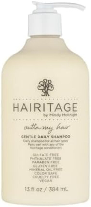 Hairitage Daily shampoo BUY FROM BALANCED BEAUTY WE HAVE ECO-FRIENDLY PACKAGING.
