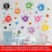 Sinekong Colorful Inspirational Quotes Wall Decals Watercolor Paint Wall Decals Ink Splatter Splotches Wall Stickers Motivational Lettering Positive Sayings Stickers for Kids Classroom Nursery Playroo