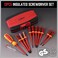 SEDY 1000V Insulated Electrician Screwdriver Set - 13-Piece Professional Electrical Tools Screwdriver Set Insulation Handle CRV Steel Magnetic Phillips Slotted Pozi Torx Tips VDEGS Certified.