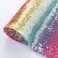 Pardecor Sequin Fabric by The Yard Glitter Fabric 1 Yard Little Mermaid Fabric Mesh Fabric Sequence Fabric Linen Material Fabric for Sewing Sparkle Cloth Fabric (1 Yard, Rainbow.