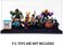X XIN&middot;SHI Display Case for Minifigure Action Figures Blocks, Display Box Storage for Lego Minifigures, Gifts for Lego Lovers,Black.