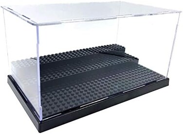 X XIN&middot;SHI Display Case for Minifigure Action Figures Blocks, Display Box Storage for Lego Minifigures, Gifts for Lego Lovers,Black.