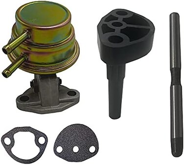 DASPARTS 113127025G Fuel Pump Kit including 113127025G(Fuel Pump113127303(Flange113127307A( 100mm Short Drive Rod, Alternator Style, Beetle, Super Beetle 1973-1974.