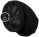 PARISBELLA Satin Lined Sleep Cap Bonnet for Curly Hair and Braids, Stay On All Night Wrap with Adjustable Strap for Women and Men, Black, Pack of 1.