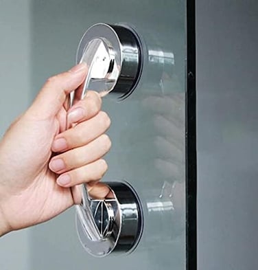 KAFENDA Glass Door and Window Handles, Bathroom Sliding Doors, cabinets, wardrobes, Suction Cups, Non-Marking Handles, Non-Porous Absorption Handles, Shower Grab Bars.