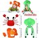 Kasyat 3 Pcs Party Octopus Hats Funny Ocean Sea Animal Hats Halloween Hat Crazy Costume Hats for Photo Booth Cosplay Party.