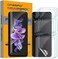 Orzero (Upgraded Version3 Sets Compatible for Samsung Galaxy Z Flip 3 5G Soft TPU Screen Protector, Premium Quality Edge to Edge (Full CoverageHigh Definition Bubble-Free (Lifetime Replacement.
