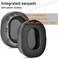 defean BlackShark V2 PRO Upgrade Quality Cooling Gel Ear pads - Ear Cushion Replacement Compatible with Razer BlackShark V2 / V2 PRO gaming Headset, High-Density Noise Cancelling Foam, Added Thickness