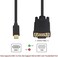 Duttek USB C to VGA Cable 6FT/1. 8M, USB Type-C to VGA Adapter Cable, USB C Male to VGA Male Adapter Converter Cable With gold-plated port for Monitor, Desktop, Projector (Not Support Thunderbolt Port