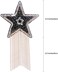 Ecedia Iron on Patches DIY Rhinestone Star Applique Repair Patch for Clothes Dress Pants Jeans Hats Bags Clothing Embellishment (2 Black Stars2 Gold Stars.