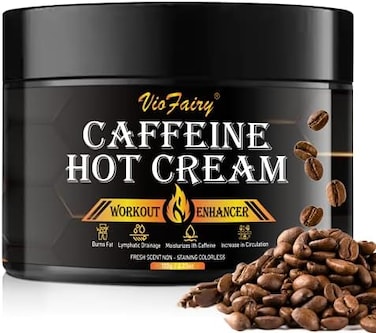 VIOFAIRY Caffeine Anti Cellulite Hot Cream, Body Sculpting Cellulite Workout Cream for WomenMen , Anti-Cellulite Remover Creams, Natural Sweat Workout Enhancer, Thighs Belly Butt Firming Legs Slimming