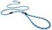 مجموعة EzyDog Luca All-in-One Slip Collar Climbing Rope Dog Leash Combo - مقود كلاب للتحكم والتدريب والتصحيح والتمرين - مثالي للكلاب المتوسطة والكبيرة (فاتح، أزرق).