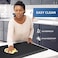 KitchenClouds Kitchen Mat Cushioned Anti Fatigue Rug 17. 3"x28" Waterproof, Non Slip, Standing and Comfort Desk/Floor Mats for House Sink Office (Black.