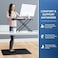 KitchenClouds Kitchen Mat Cushioned Anti Fatigue Rug 17. 3"x28" Waterproof, Non Slip, Standing and Comfort Desk/Floor Mats for House Sink Office (Black.