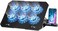 AICHESON Laptop Cooling Pad for 12-15. 6 inch, 6 Cooler Fans with Blue Lights, 2 USB Ports.