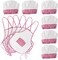 Super Z Outlet 12pc Set Complete Kids Cooking and Baking Apron With Pocket and Chef Hat Dress Up Set, Red Chef Costume for Career Role Play One Size, White, One Size.
