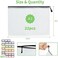 Vuzvuv 22Pcs A3 Size-16. 9"x 12" Large Mesh Zipper Pouch with Label Sticker, Plastic Document Mesh Bag for File Board Game School Office Home Travel Storage（43cm30cm.