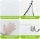 Vuzvuv 22Pcs A3 Size-16. 9"x 12" Large Mesh Zipper Pouch with Label Sticker, Plastic Document Mesh Bag for File Board Game School Office Home Travel Storage（43cm30cm.