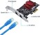 ULANSeN Dual-Port PCIe Gigabit Network Card 1000M PCI Express Ethernet Adapter with Intel 82576 Two Ports LAN NIC Card for Support PXE for Windows/Windows Server/Linux/Freebsd/DOS with Low Profile.