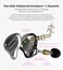 CCA KZ ZS10 Pro in Ear Monitor, 4BA1DD Hybrid Driver IEM Earphones, HiFi Gaming Earbuds with Stainless Steel Faceplate, in Ear Headphone for Musician Audiophile (with Mic, Black.