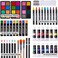 Color More 175 Piece Deluxe Art Set with 2 Drawing Pads, Acrylic Paints,Crayons,Colored Pencils,Paint Set in Wooden Case,Professional Art Kit,Art Supplies for Adults,Teens and Artist,Paint Supplies.