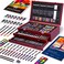 Color More 175 Piece Deluxe Art Set with 2 Drawing Pads, Acrylic Paints,Crayons,Colored Pencils,Paint Set in Wooden Case,Professional Art Kit,Art Supplies for Adults,Teens and Artist,Paint Supplies.
