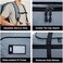 MIER 90L Water Resistant Backpack Duffle Heavy Duty Convertible Duffle Bag with Backpack Straps for Gym, Sports, Travel, Grey.