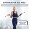 WOD Nation Ropeless Jump Rope for MenWomen - Cordless Jump Ropes for Fitness.