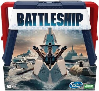BATTLESHIP Classic Board Game for 2 Players, Ages 7.
