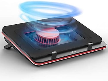 IETS GT500 Powerful Turbo-Fan (5000 RPMLaptop Cooling Pad with Infinitely Variable Speed,Seal Foam for Rapid Cooling Gaming Laptop,13-17. 3inch Laptop Cooler with 3-Port USB Hub.