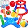 90shine 3 Sets Pool Toys Games for Adults and Family - Floating Basketball HoopInflatable Ring TossBeach Ball for Kids Swimming Water Fun Floats Accessories.