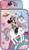 IDEA NUOVA Disney Minnie Mouse Super Soft Toddler Quilted Nap Mat with Built in Pillow, 26"" x46, Multicolor.
