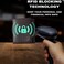 Stealth Mode Leather Trifold RFID Wallet for Men with Flip Out ID Holder.