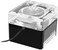Lelukee CPU Water Cooler Pump,Pump for PC Water Cooling Systems-Support PWM -800L/H-G1/4 Threaded Hole.