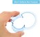 Impressive Smile Dental Cheek Retractor Mouth Opener for Teeth Whitening Clear Blue C-Shape (Size S, M, L Pack of 3.
