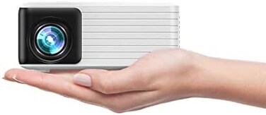 YOTON Projector, Mini Portable Projector Y3 Support 1080P Full HD, Pocket Phone Projector for Home TheaterOutdoor, Support PC/ PS4/ Tablet/Fire TV Stick/Smartphone (HDMI CableRemote Included.