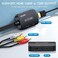 ABLEWE RCA to HDMI Converter, AV to HDMI Converter with RCA CableHDMI Cable Supports PAL/NTSC for Roku/VHS/VCR/Blue-ray DVD Players.