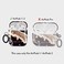 Burga Airpod Hardcase Compatible with Apple Airpods 21 Charging Case, PurpleGold Marble Stone Fashion Cute for Girls, Protective Hard Plastic Case.