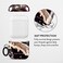 Burga Airpod Hardcase Compatible with Apple Airpods 21 Charging Case, PurpleGold Marble Stone Fashion Cute for Girls, Protective Hard Plastic Case.