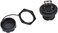 ANMBEST 5PCS USB2.0 Panel Mount Connector, IP67 Waterproof Outdoor USB Plug Adapter Female to Female Socket with Waterproof/Mass Cap (M25 5PCS.