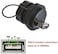 ANMBEST 5PCS USB2.0 Panel Mount Connector, IP67 Waterproof Outdoor USB Plug Adapter Female to Female Socket with Waterproof/Mass Cap (M25 5PCS.