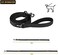 OneTigris Handled No-Pull Dog Walking Leash Long Traffic Leads for Medium to Large Dogs (Black, 6FT.