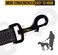 OneTigris Handled No-Pull Dog Walking Leash Long Traffic Leads for Medium to Large Dogs (Black, 6FT.