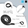 Shappy 2 Anti-Lost Necklace Lanyard with 12 Pieces Anti-Lost Silicone Rubber Ring Pen Silicone Lanyard Holder (Vivid Style.