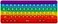 Fetinar Push Toy Pop Bubble Fidget Sensory Toys Push It Pop Fidget Toys Rainbow Keyboard Shape, Pop Silicone Popper Toy Anxiety Stress Reliever Relief Autism Learning Materials Game Gift for Kids (Rai