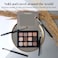 Lamora Nude Neutral Eyeshadow Palette - 12 Natural Highly Pigmented ShimmerMatte Shades - Travel Size Makeup Palette with Mirror.