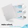 Enday Clear Sheet Protectors for 3 Ring Binder Page Protectors 50 Pack- 8. 5&rdquo; x 11&rdquo; Non Glare, Clear Heavy Duty Page Protector Binder Sleeves, Plastic Sheet Protectors -.