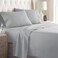Danjor Linens Twin XL Sheets - Hotel Luxury Essentials Bedding - 4 pc Soft BeddingPillowcases Set with Deep Pockets - Breathable Bed Sheets, Wrinkle Free - Light Grey Sheets.