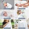 Knirose Newborn Baby Swaddle Blanket Unisex Swaddle Wrap Soft Silky Muslin Swaddle Blankets Neutral Receiving Blanket for Newborn Boys and Girls Large 47 x 47 inches(120x120cm(White.